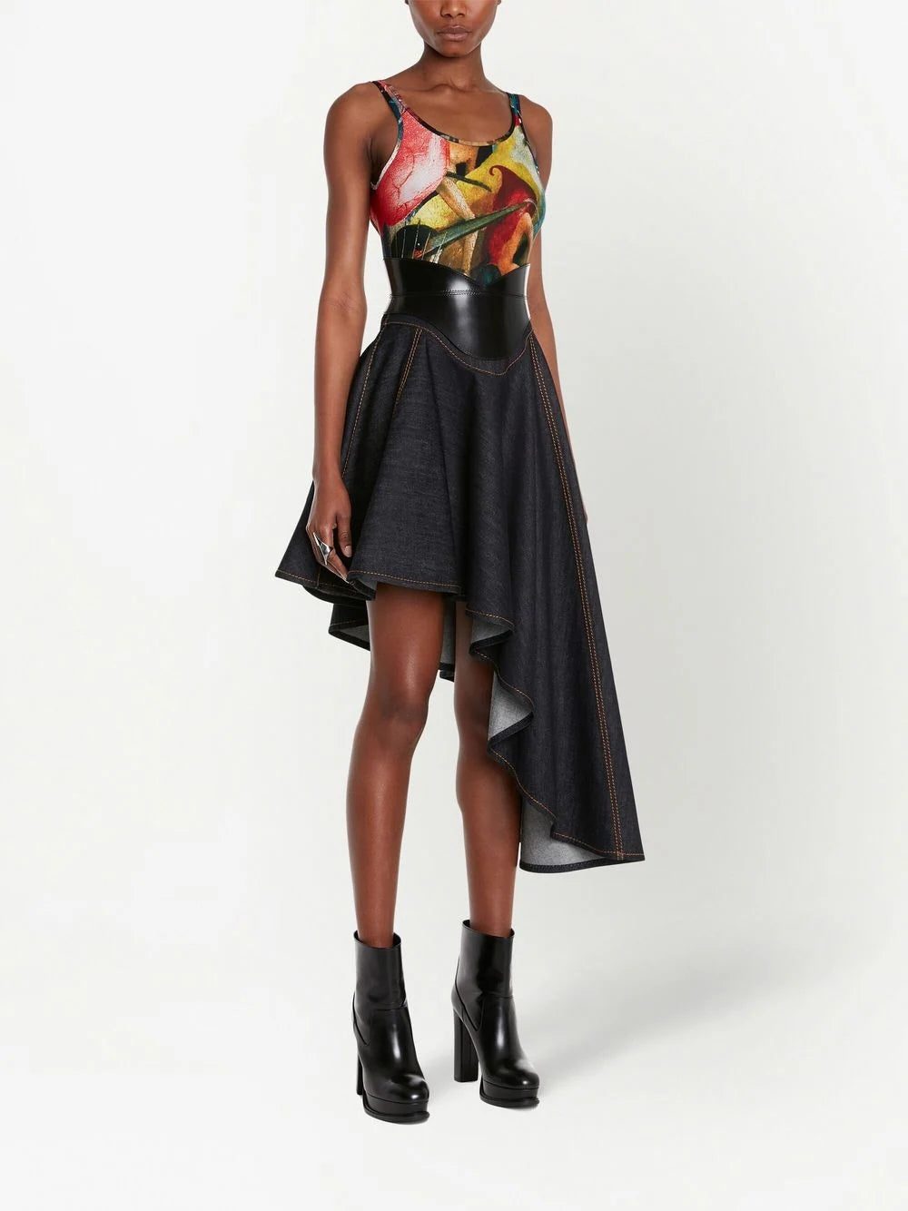 Alexander McQueen Hieronymus Bosch-print jersey bodysuit - Image 3