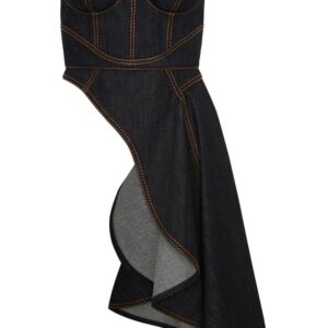 Alexander McQueen asymmetric denim shirt