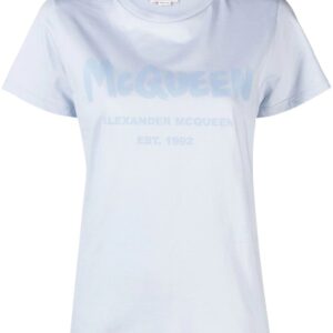 Alexander McQueen  graffiti logo T-shirt