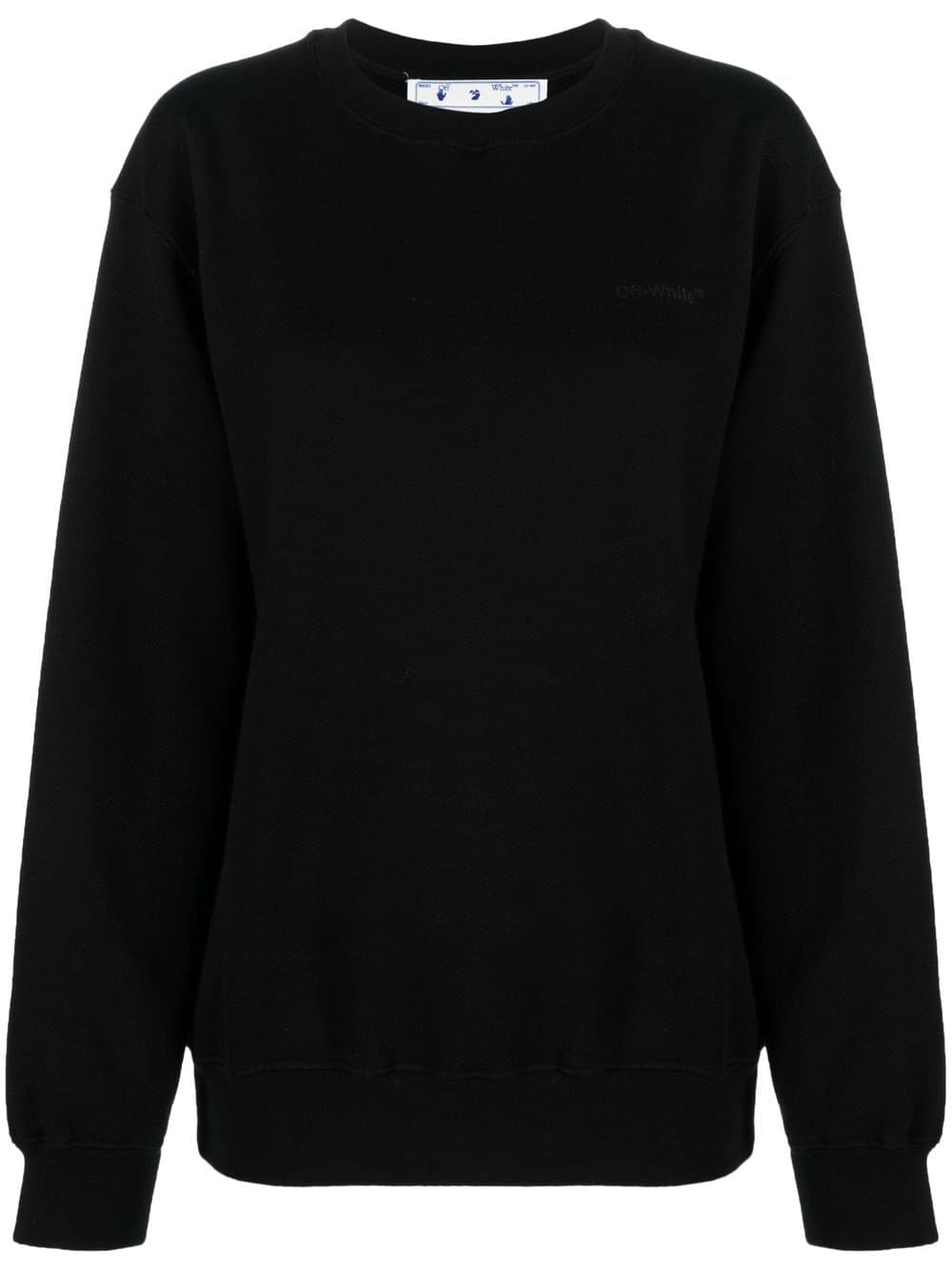 Off-White Diag-print cotton sweatshirt