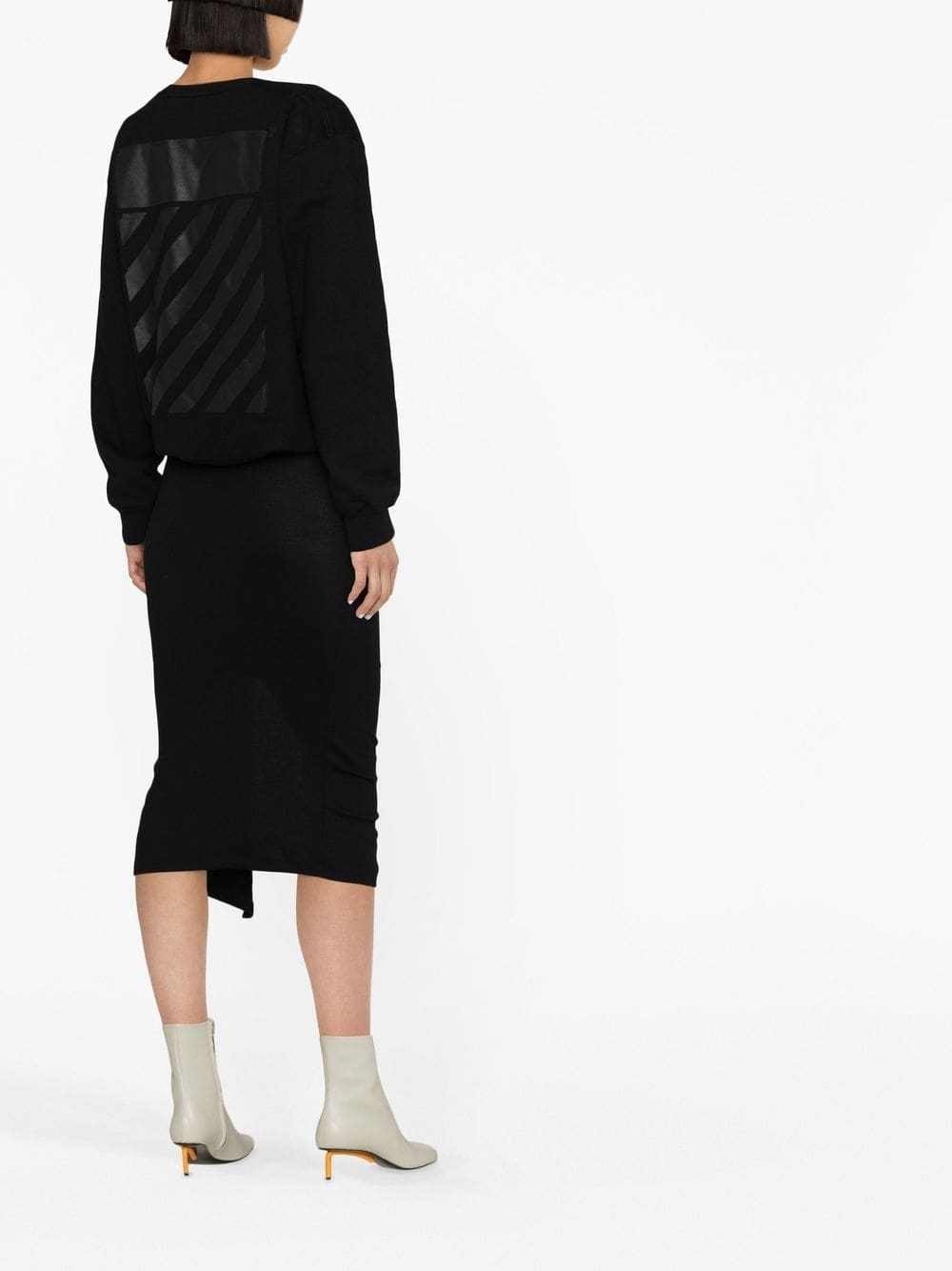 Off-White Diag-print cotton sweatshirt - Image 4