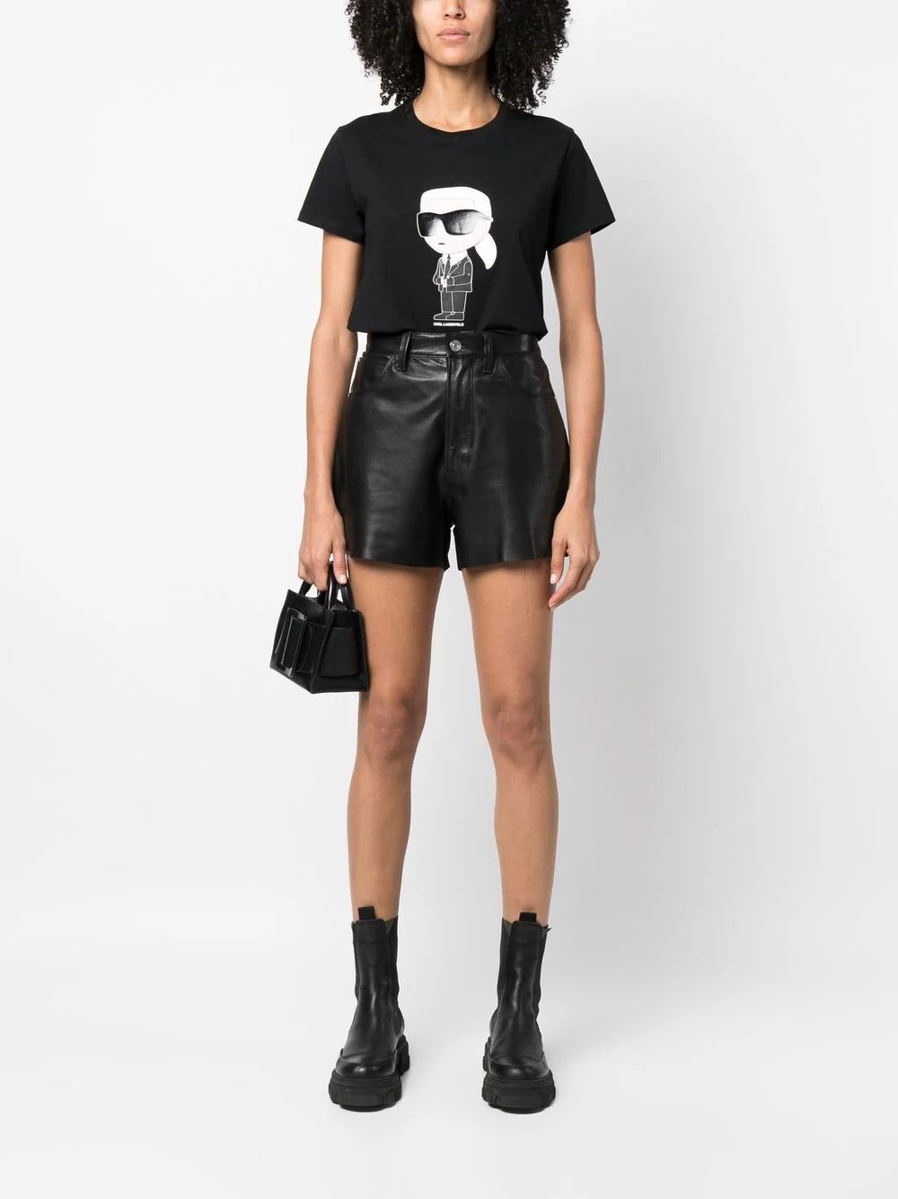 Karl Lagerfeld graphic-print short-sleeve T-shirt - Image 2
