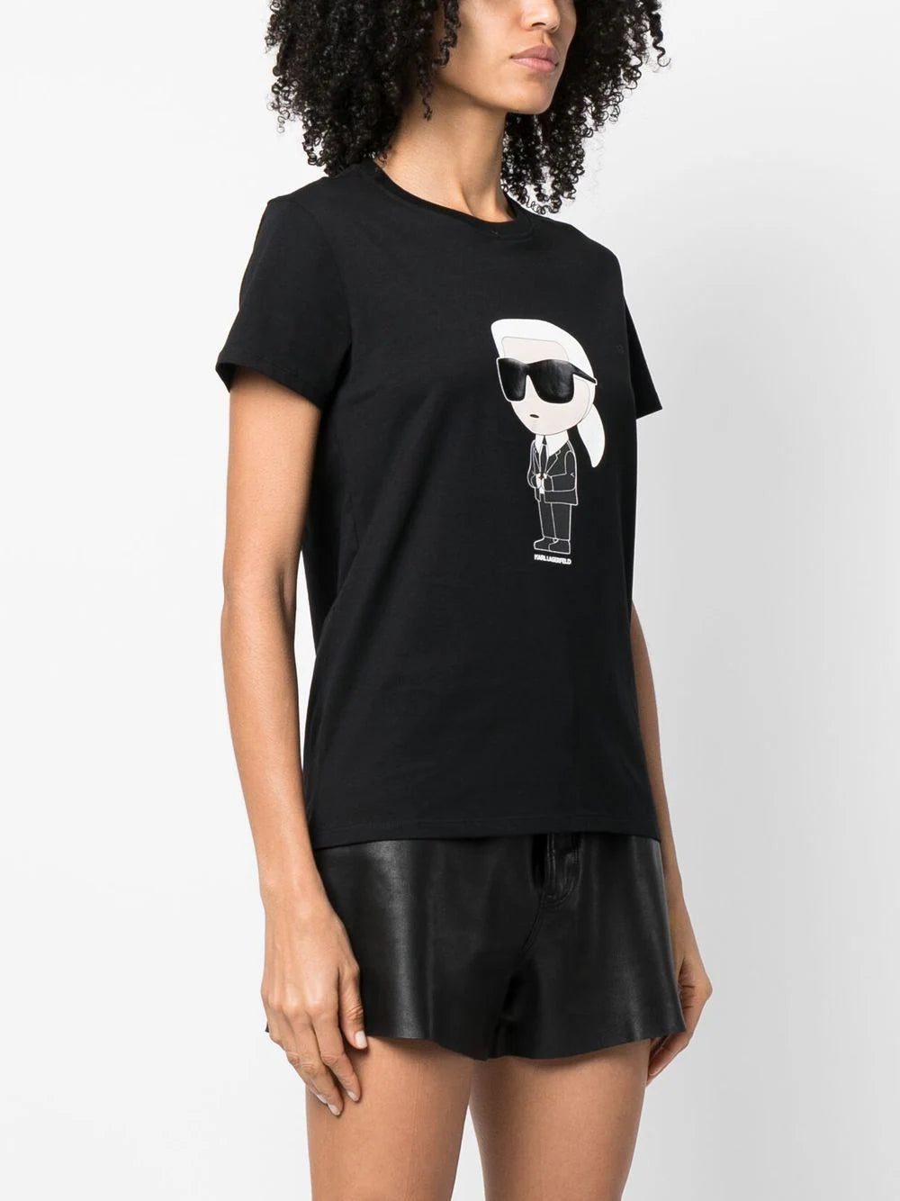 Karl Lagerfeld graphic-print short-sleeve T-shirt - Image 3