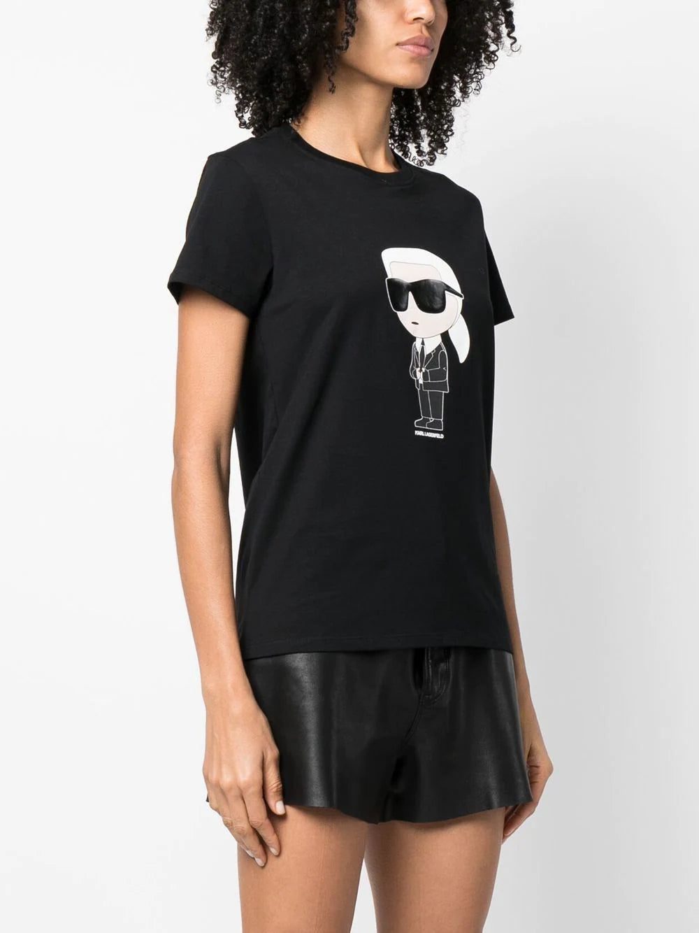 Karl Lagerfeld graphic-print short-sleeve T-shirt - Image 3