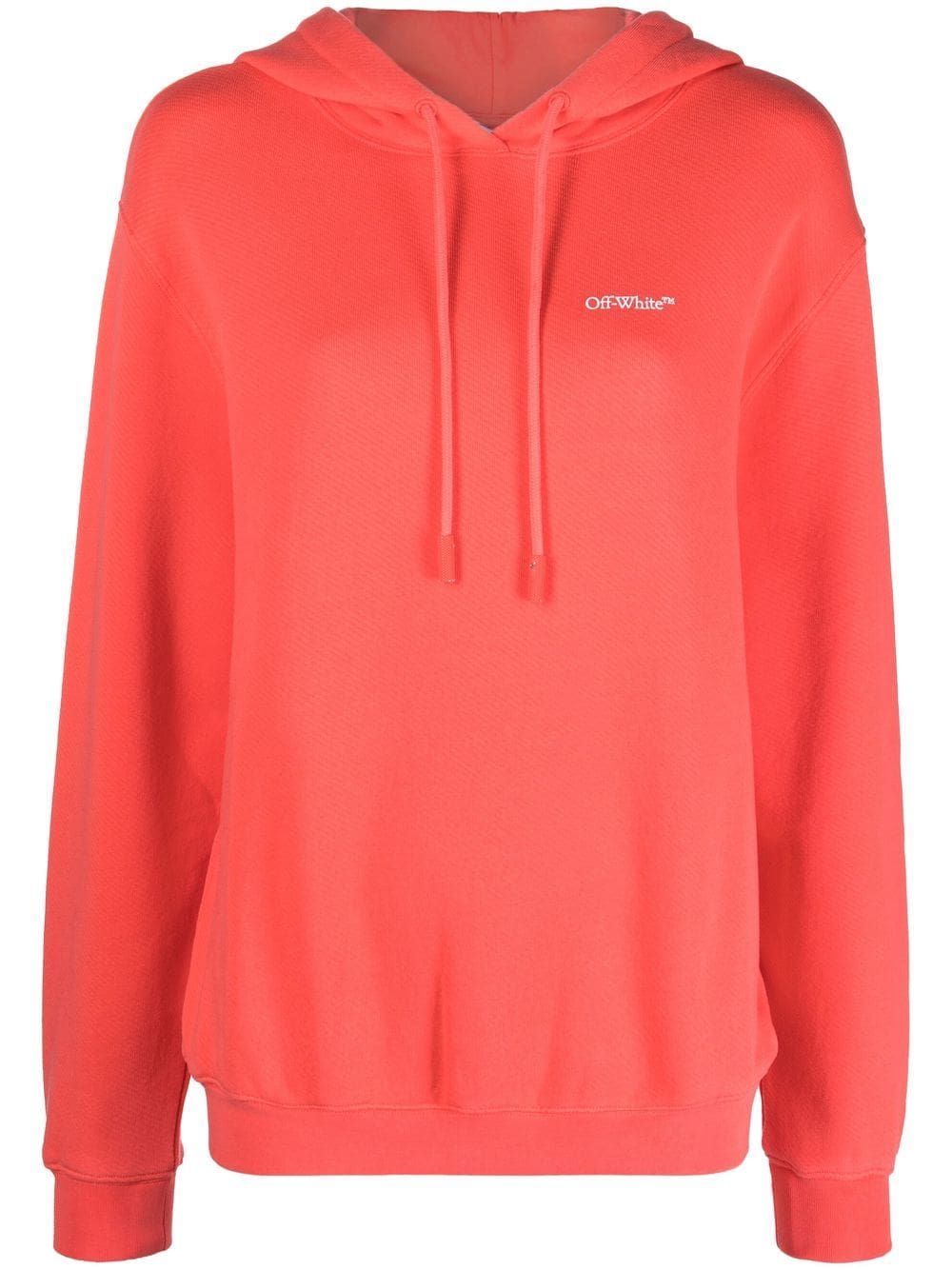 Off-White logo-embroidered hoodie