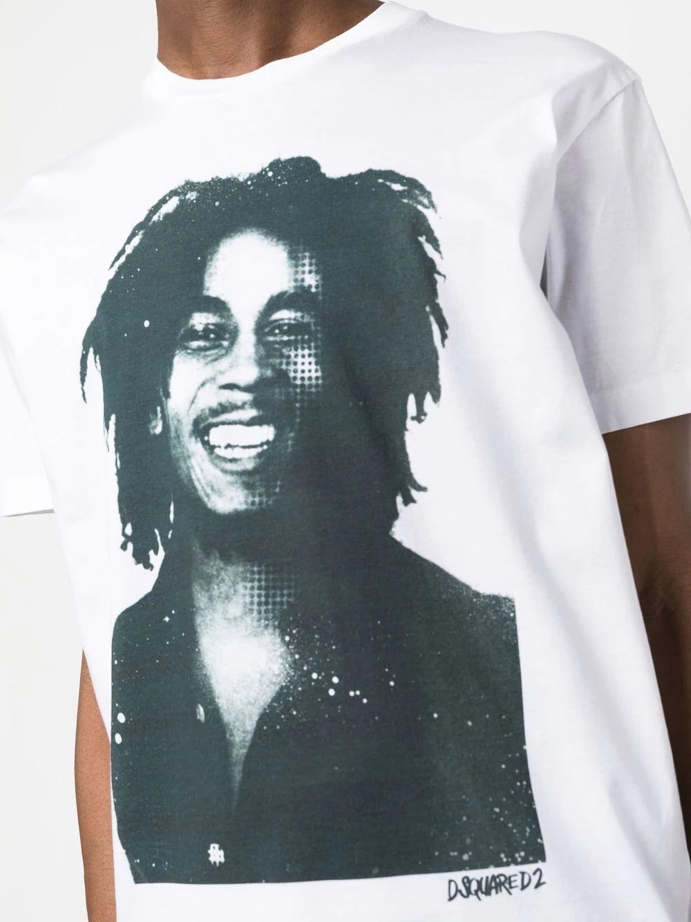 Dsquared2 Bob Marley quote t-shirt - Image 4
