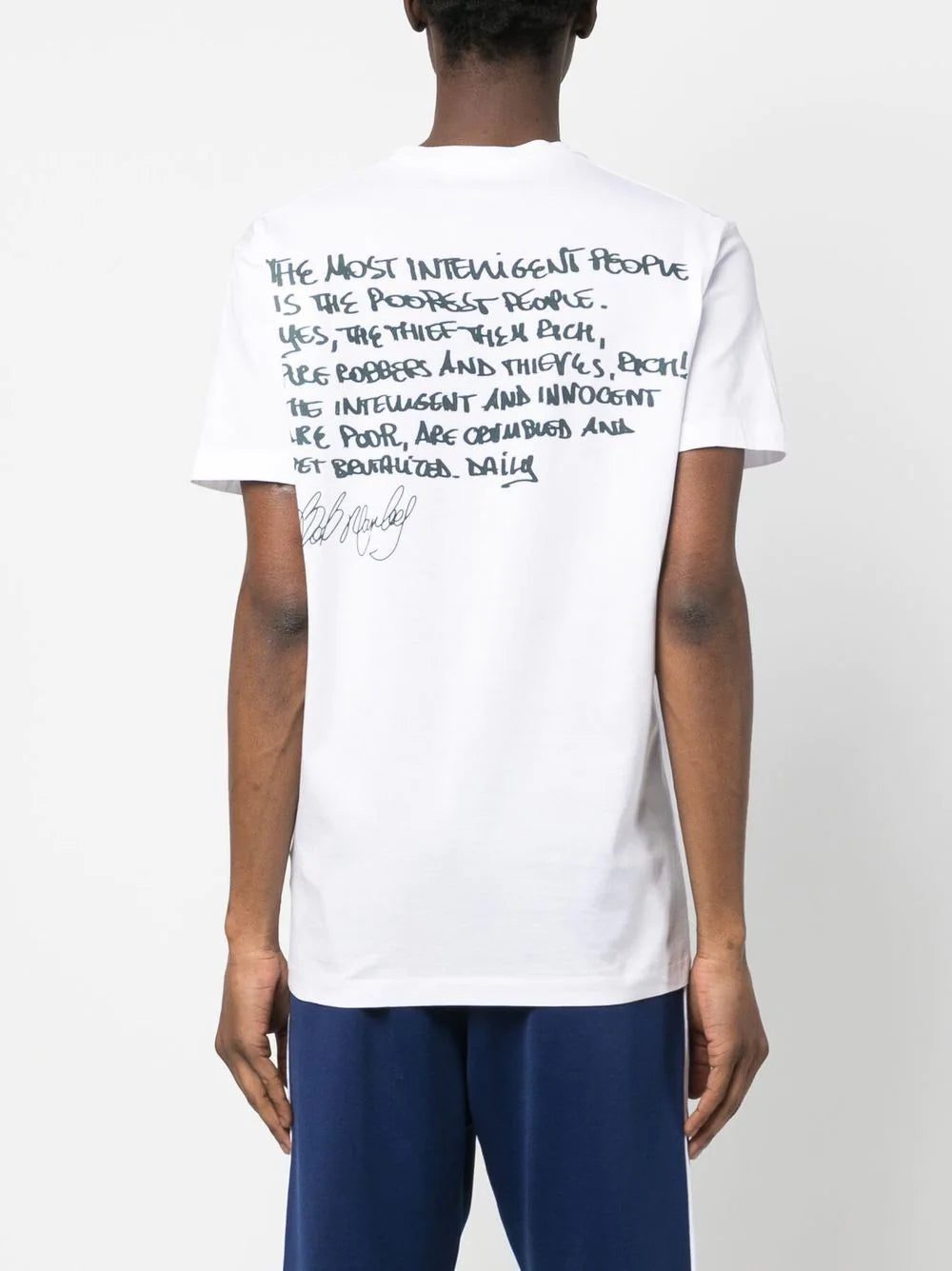 Dsquared2 Bob Marley quote t-shirt - Image 3