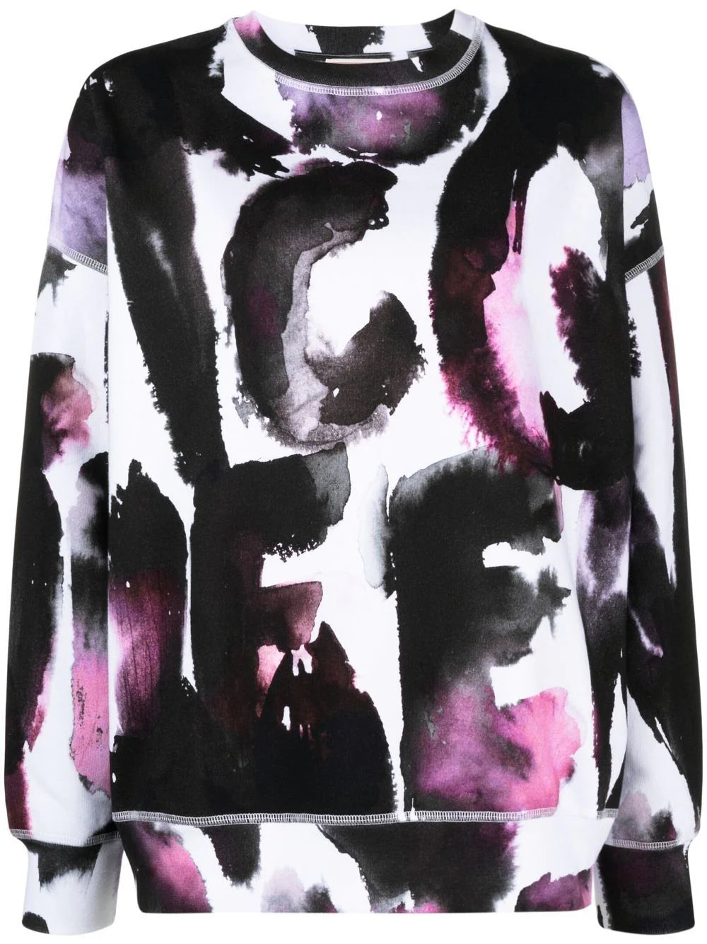 Alexander McQueen logo-print crew neck sweatshirt
