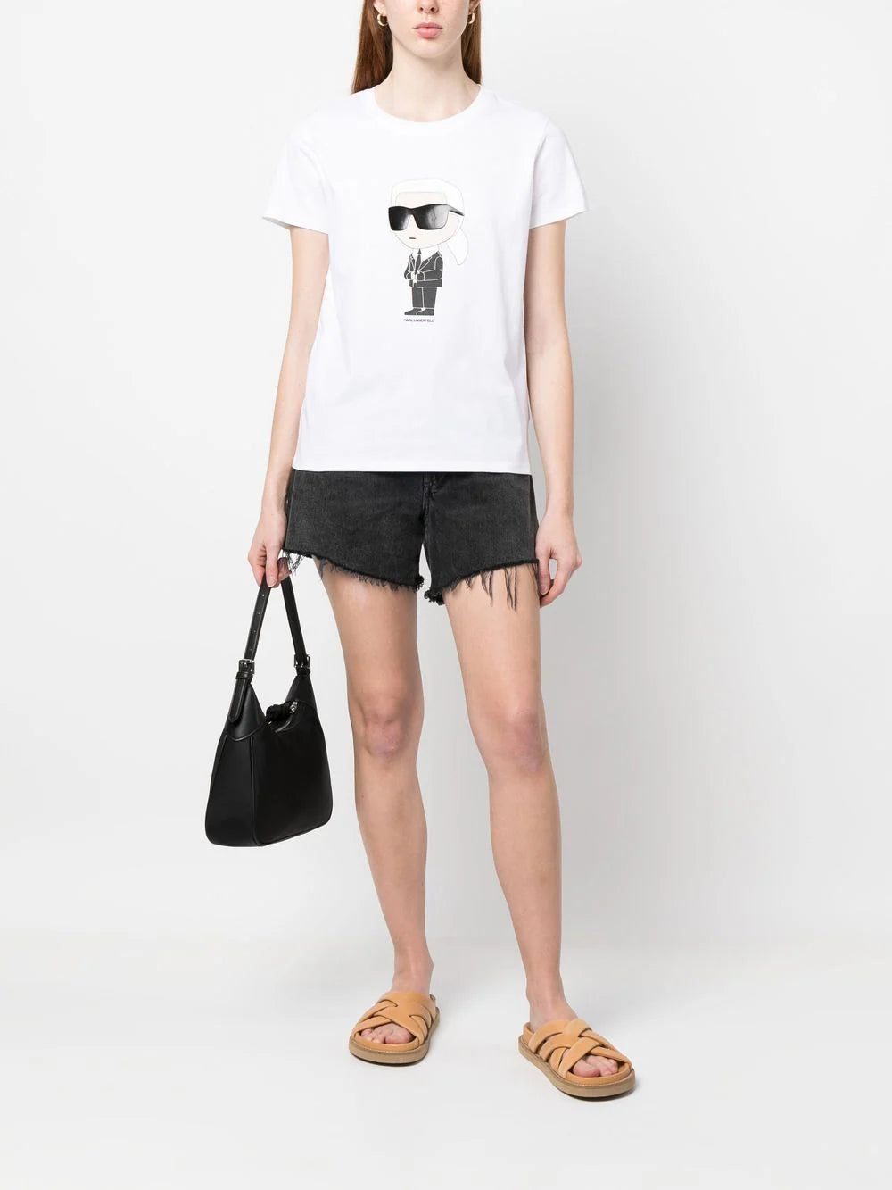 Karl Lagerfeld Ikonik organic-cotton T-shirt - Image 2