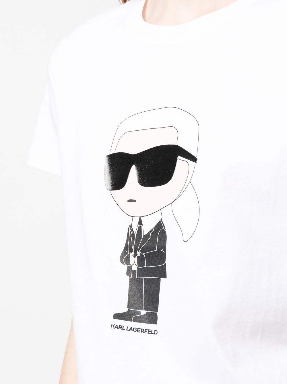Karl Lagerfeld Ikonik organic-cotton T-shirt - Image 5