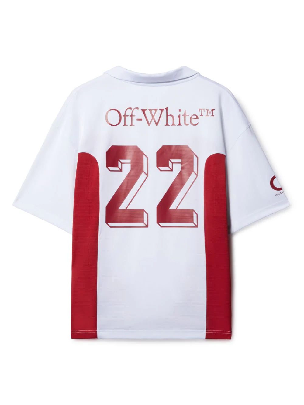 Off-White logo-print football T-shirt - Image 2