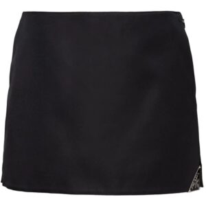 Prada  triangle-logo mini skirt