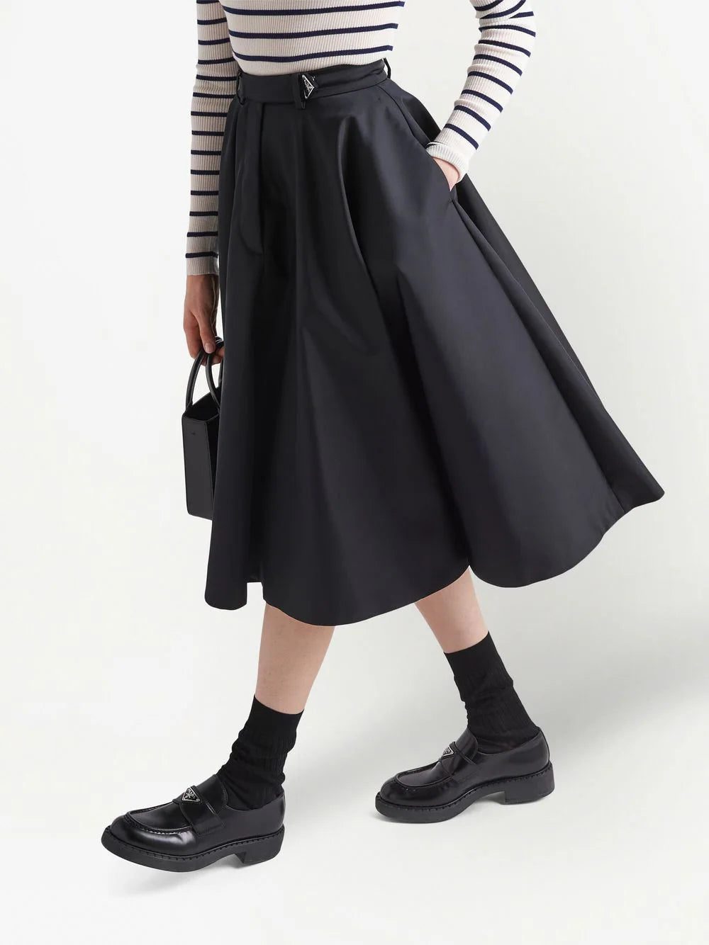 Prada pleated full skirt - Image 3