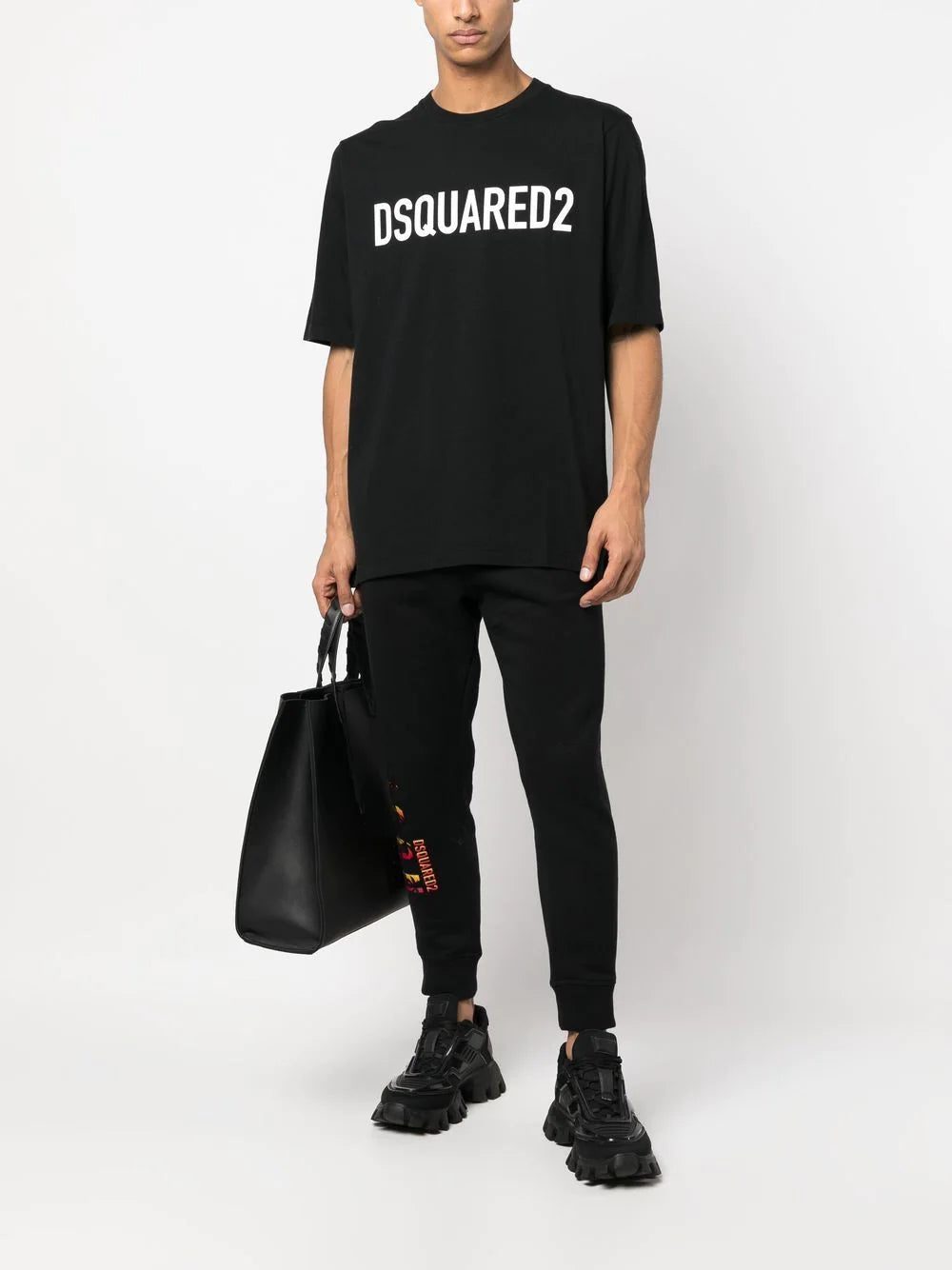 Dsquared2 logo print cotton T-shirt - Image 2
