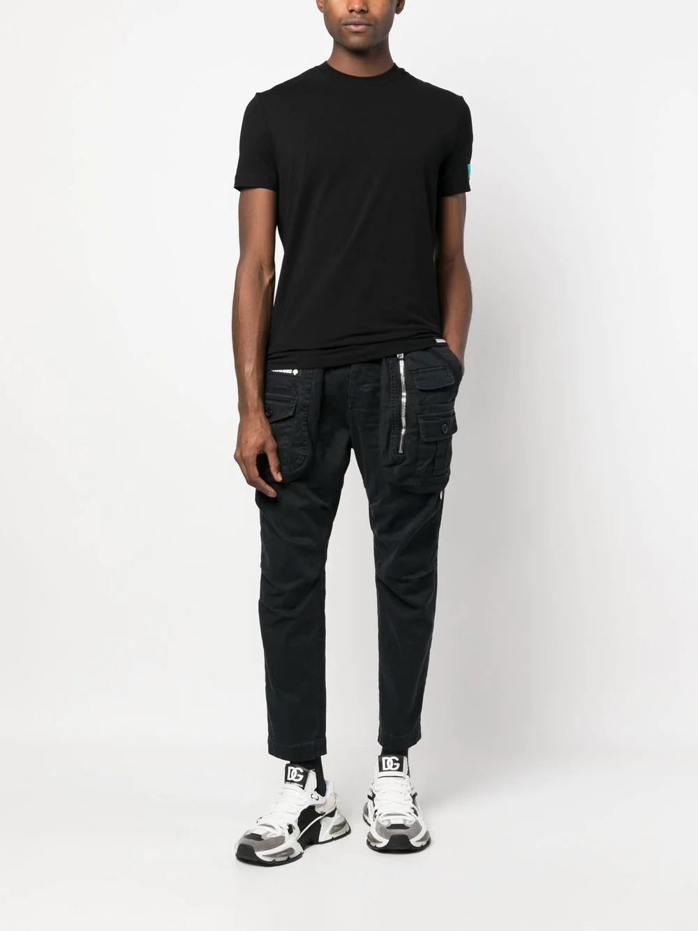 Dsquared2 logo-patch detail T-shirt - Image 2