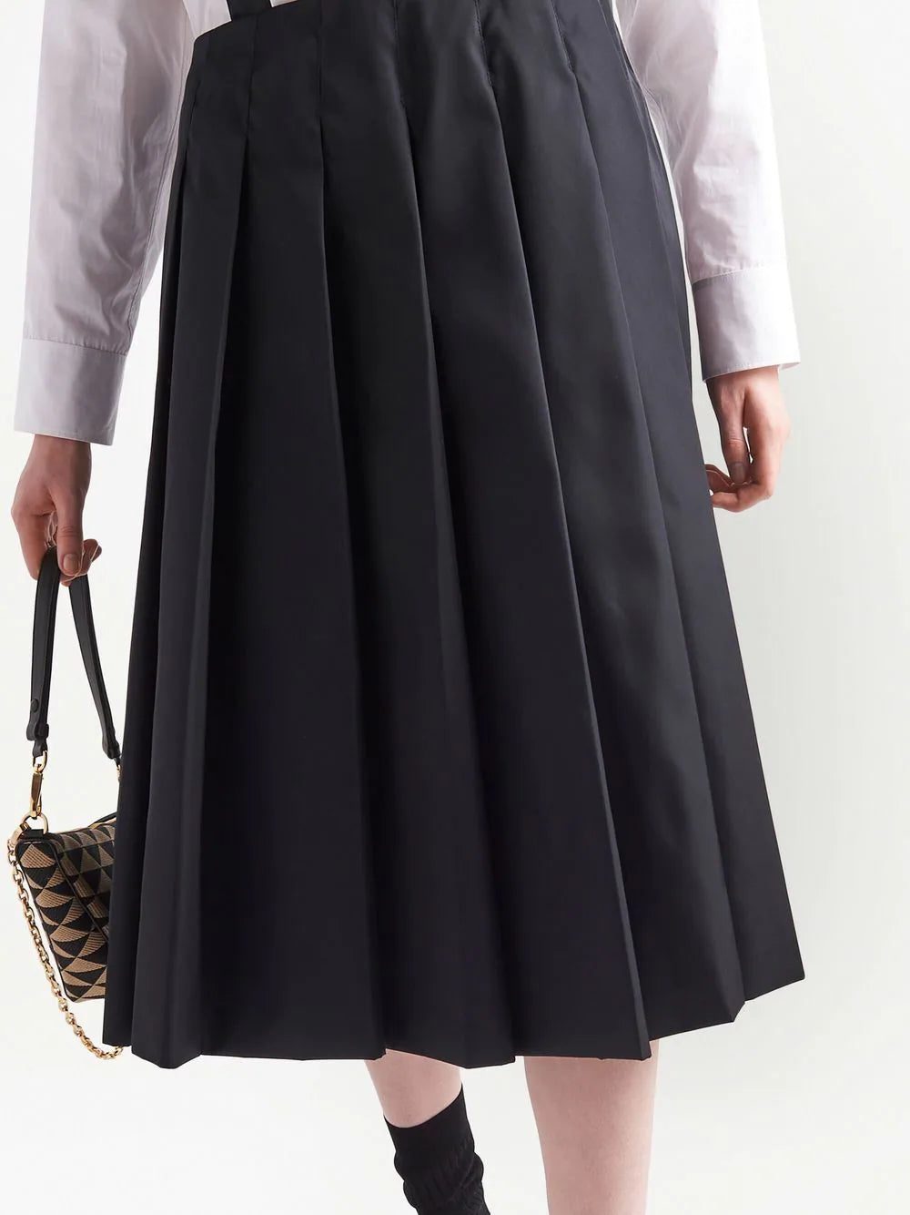 Prada Re-Nylon pleated skirt - Image 4