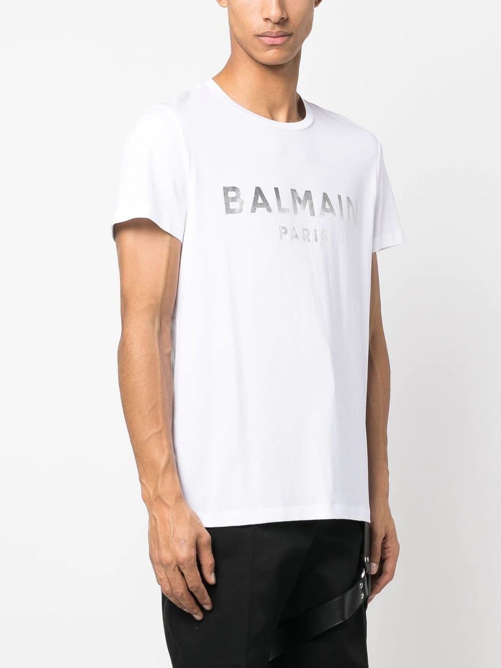 Balmain logo-print detail T-shirt - Image 2
