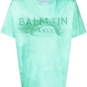 Balmain logo-print detail T-shirt
