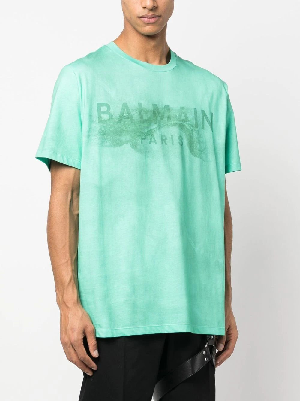 Balmain logo-print detail T-shirt - Image 2