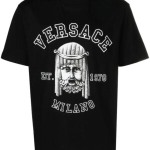 Versace  logo-print detail T-shirt