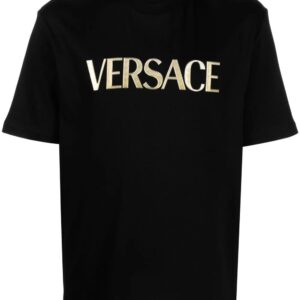 Versace  logo-print cotton T-shirt