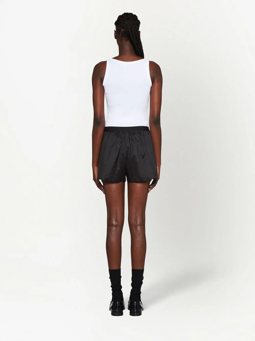 Miu Miu ribbed knit cotton tank top - Image 4