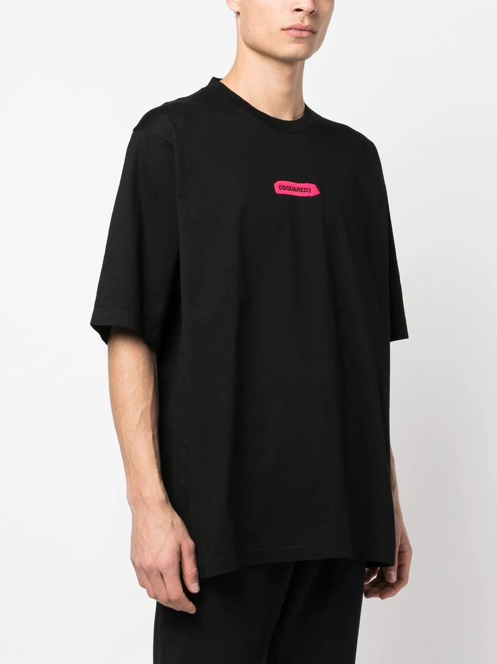 Dsquared2 logo-stamp cottonT-shirt - Image 4