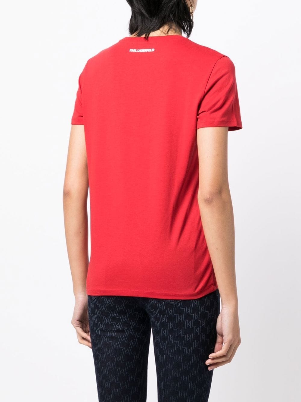 Karl Lagerfeld logo-print T-shirt - Image 4