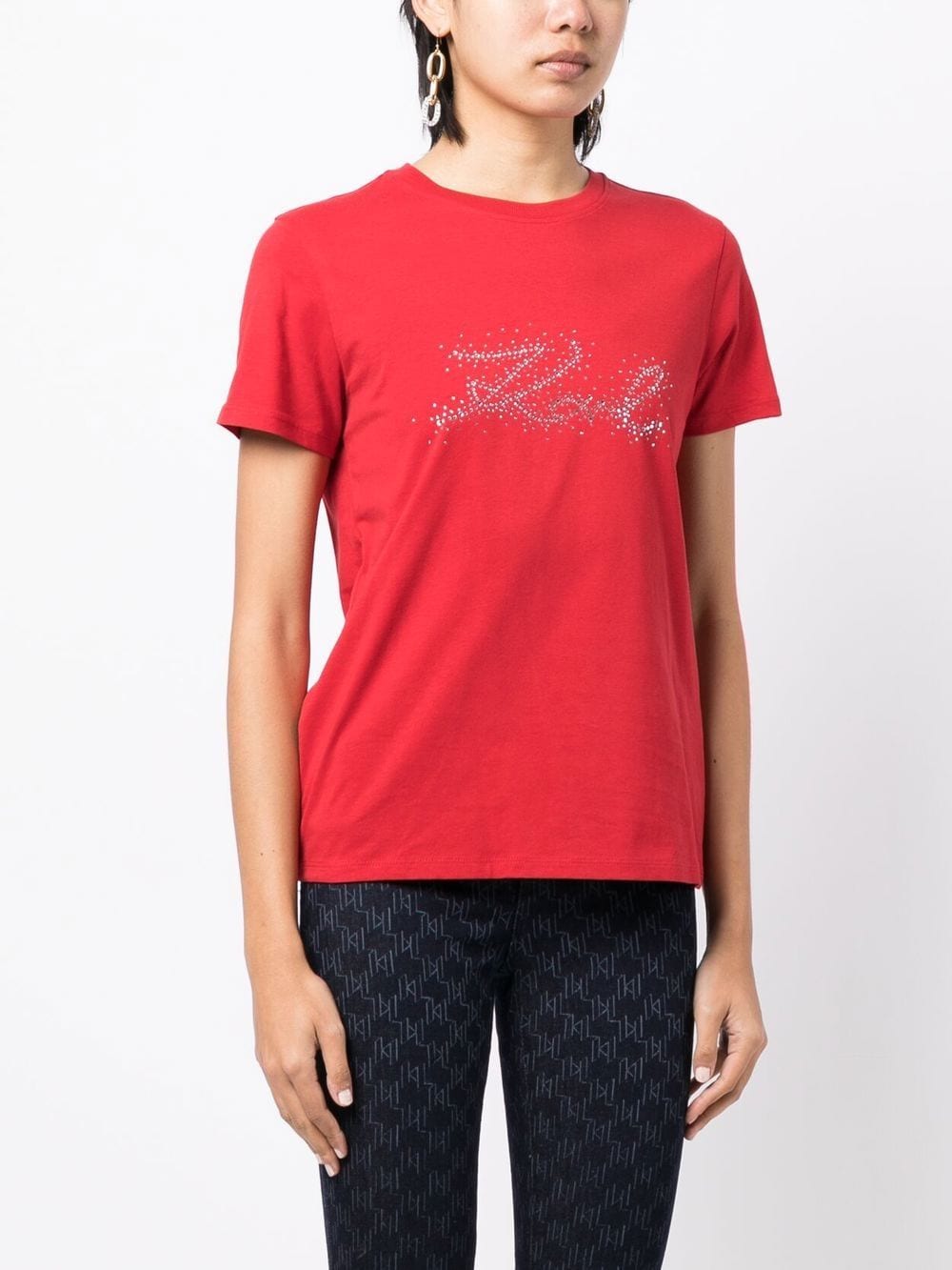 Karl Lagerfeld logo-print T-shirt - Image 3