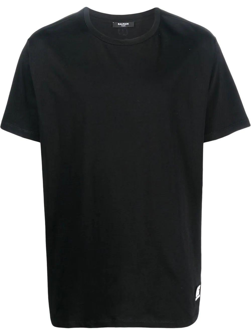 Balmain logo-patch crew-neck T-shirt