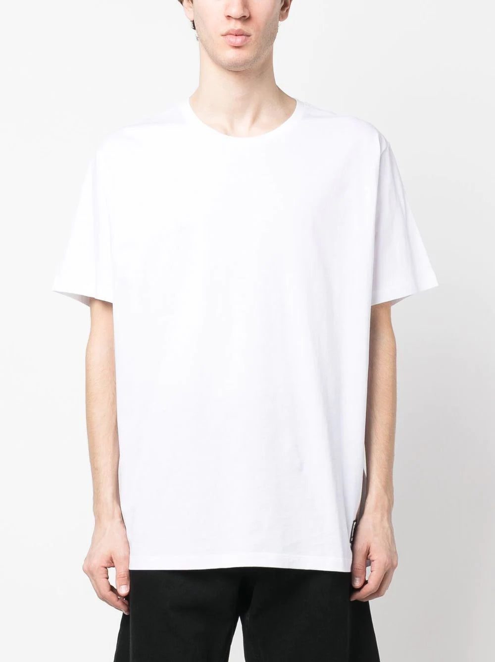 Balmain logo-patch crew-neck T-shirt - Image 5