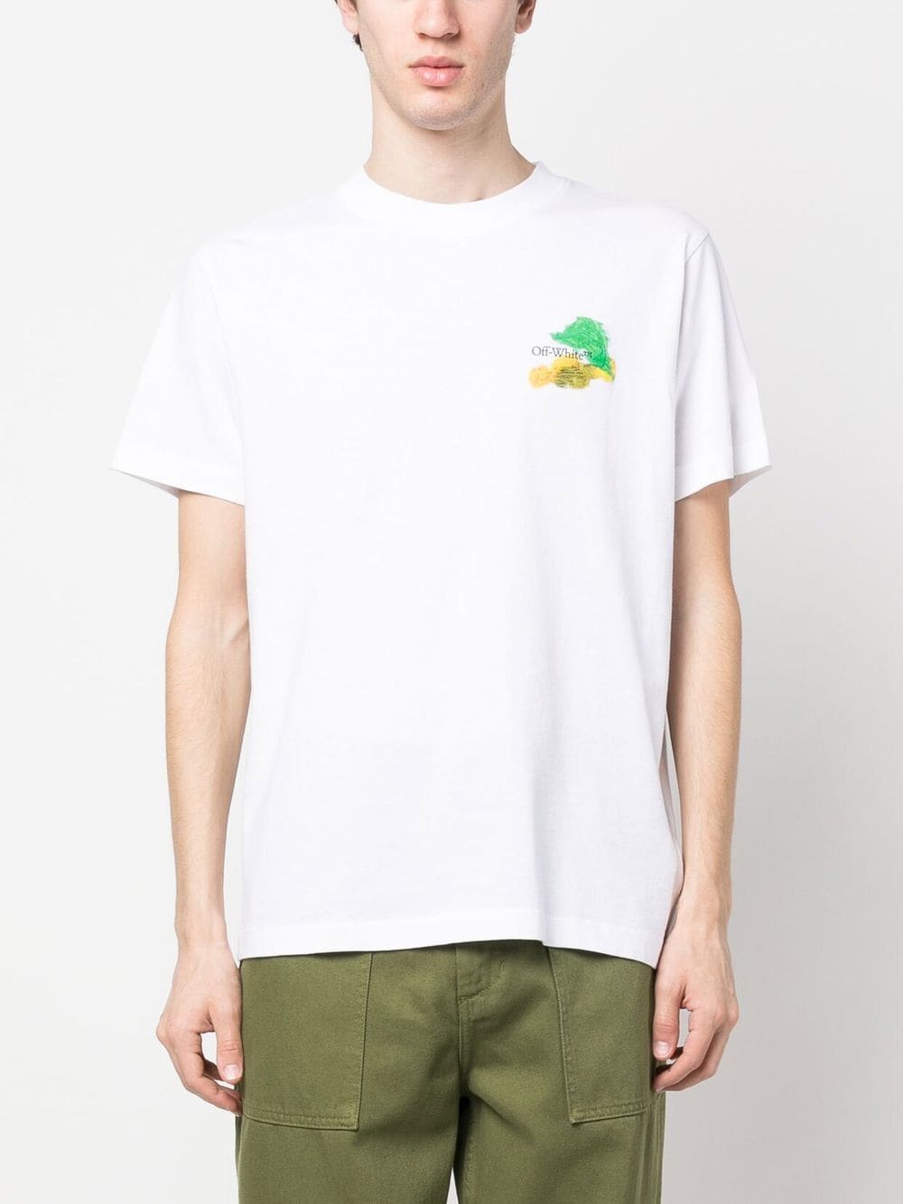 Off-White Brush Arrow logo-print T-shirt - Image 3
