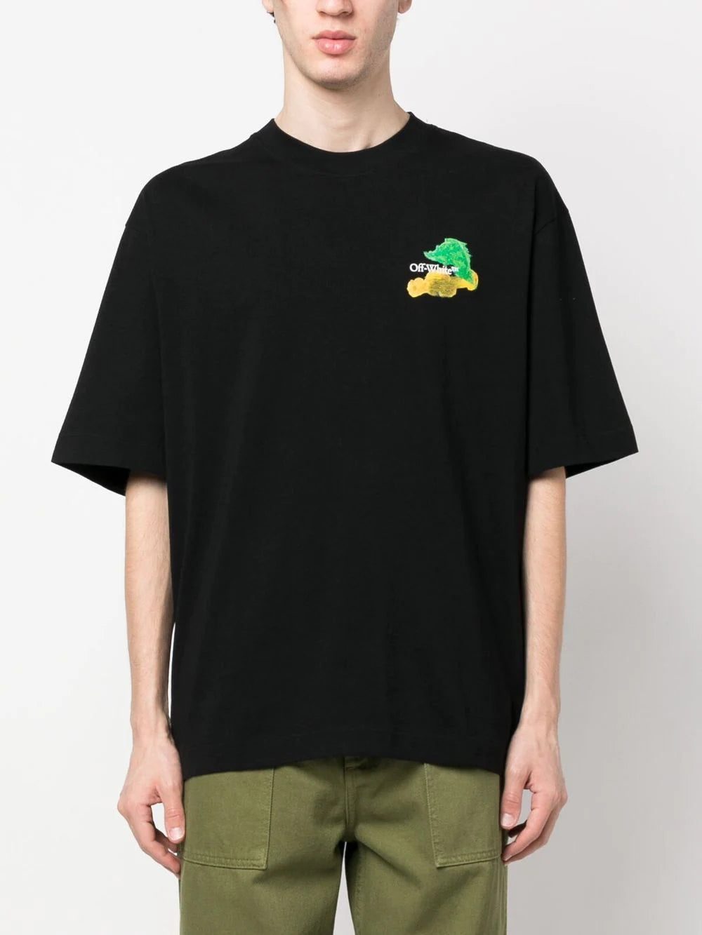 Off-White Brush Arrow logo-print T-shirt - Image 3