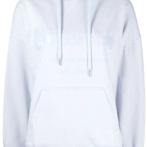 Alexander McQueen  logo-print drawstring hoodie