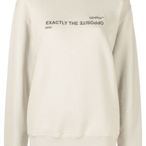 Off-White slogan-print sweatshirt