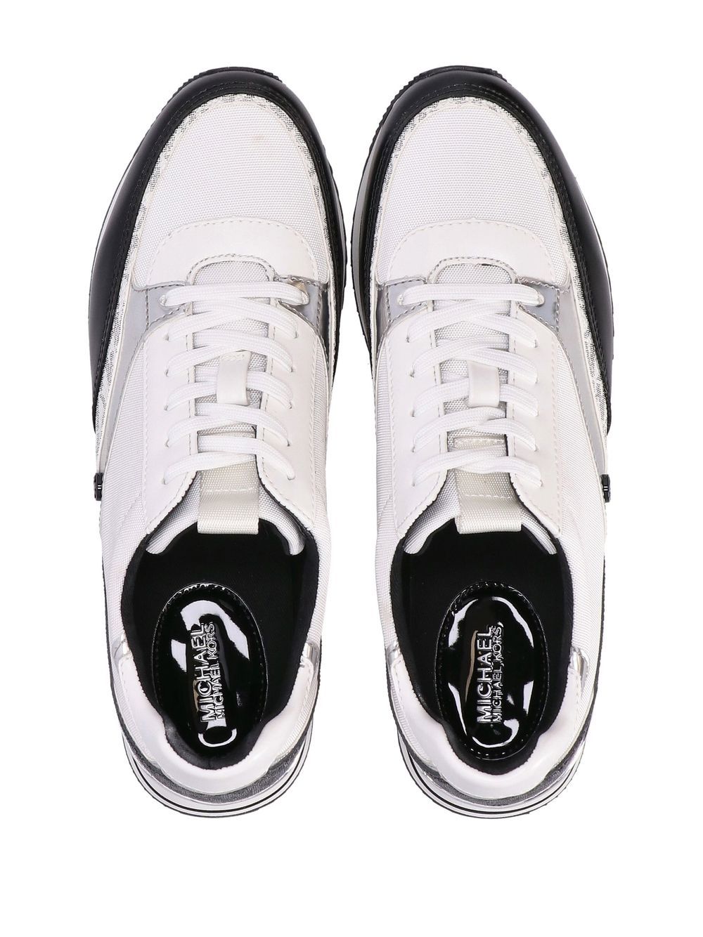 Michael Kors monogram-detail low-top sneakers - Image 4