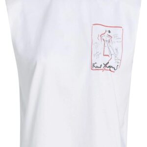 Karl Lagerfeld Karl Series padded-shoulder tank top