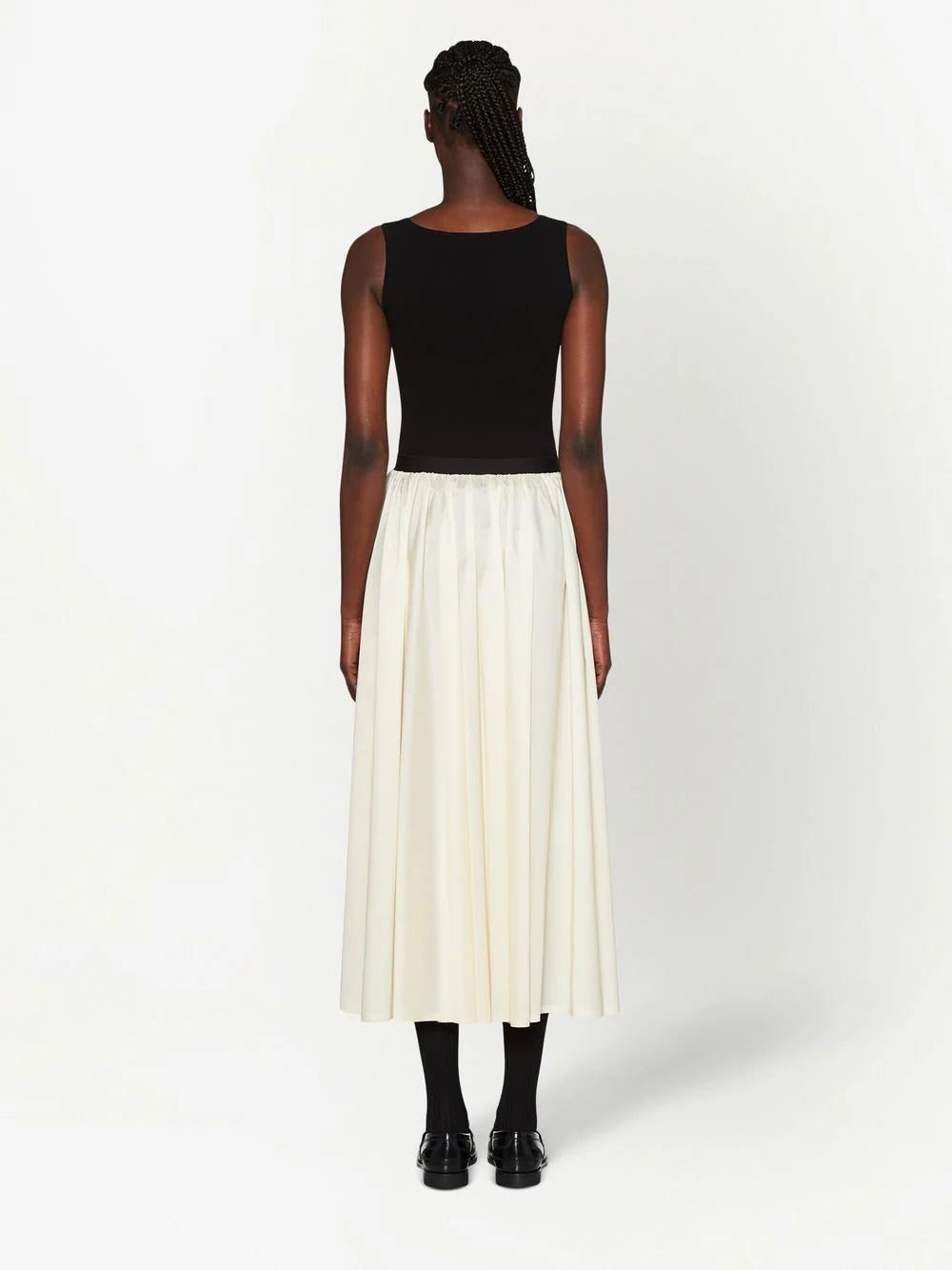 Miu Miu logo-knit ribbed tank top - Image 4