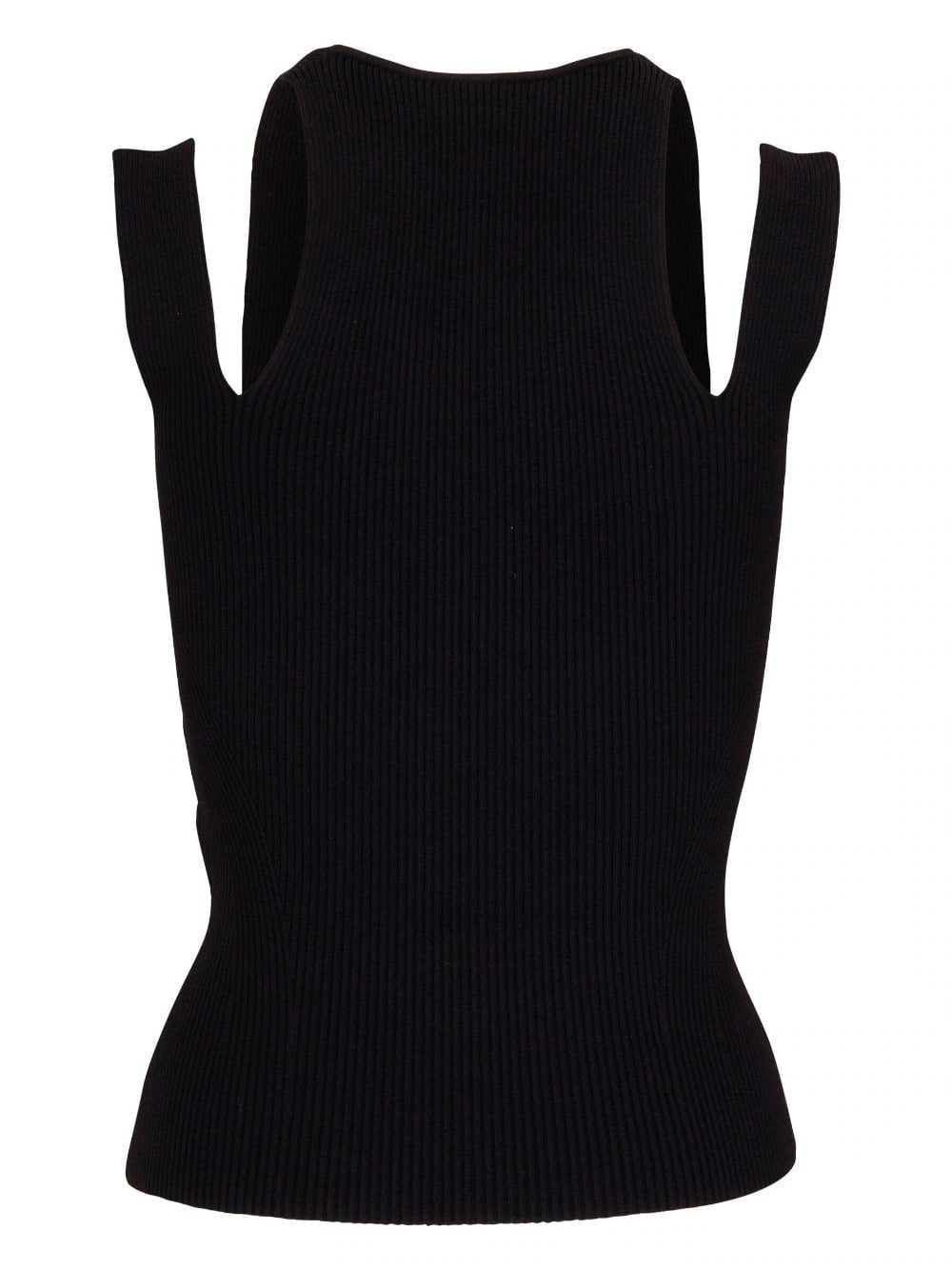 Alexander McQueen cut-out detail ribbed-knit top - Image 2