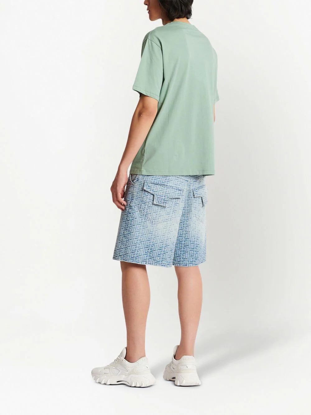 Balmain logo-embossed cotton T-shirt - Image 2