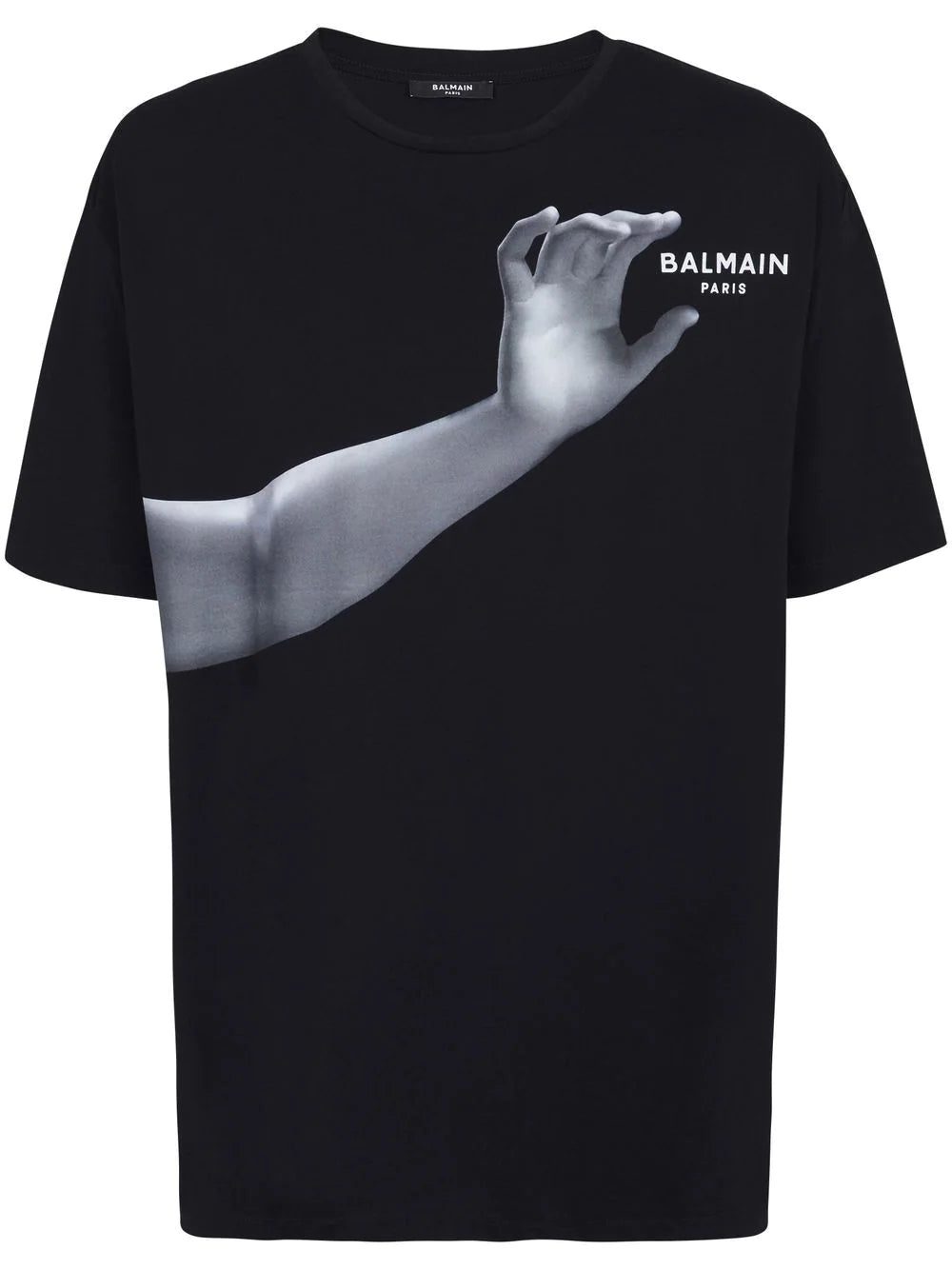 Balmain graphic-print cotton T-shirt