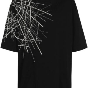 Balmain  crystal-embellished cotton T-shirt