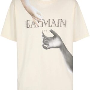 Balmain  statue-print cotton T-shirt