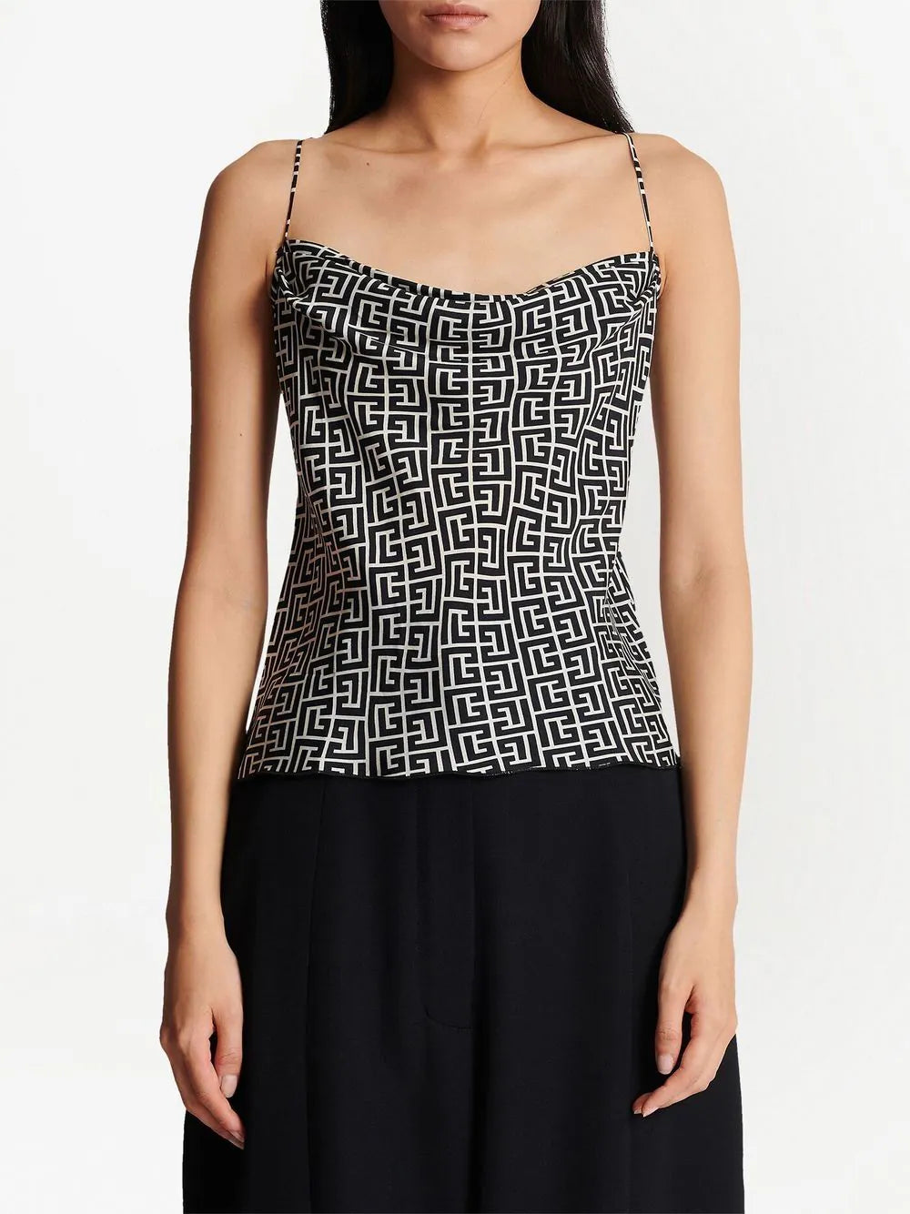 Balmain monogram print camisole top - Image 4