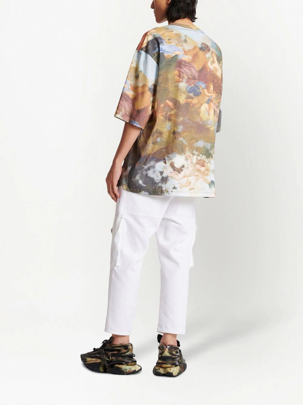 Balmain paint-print T-shirt - Image 3
