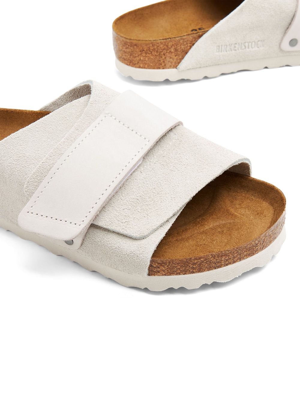Birkenstock Kyoto suede touch-strap slides - Image 5