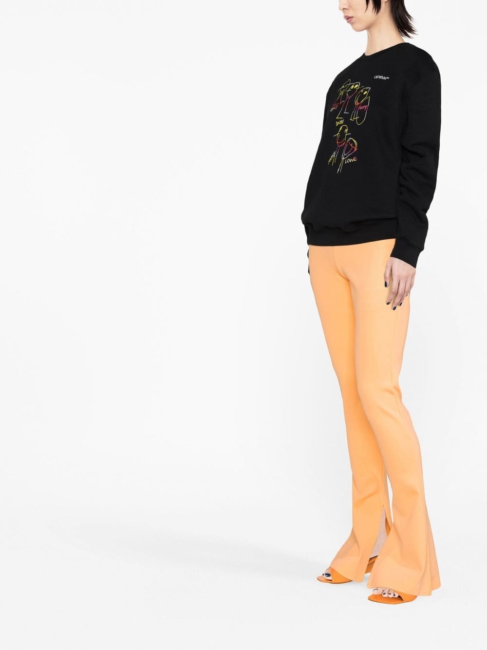 Off-White graphic-print cotton sweatshirt - Image 3