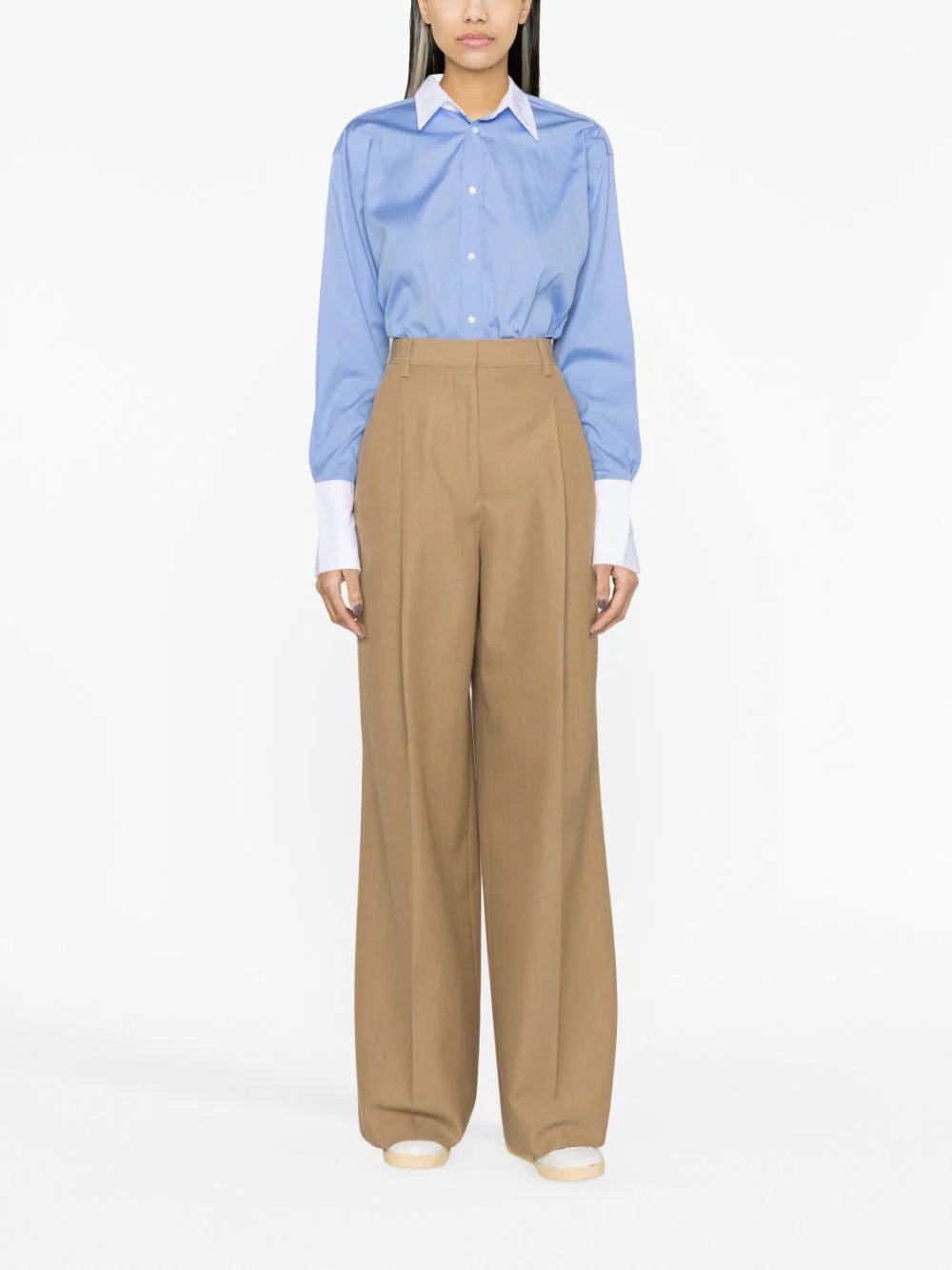 Polo Ralph Lauren contrast-trim long-sleeve shirt - Image 2