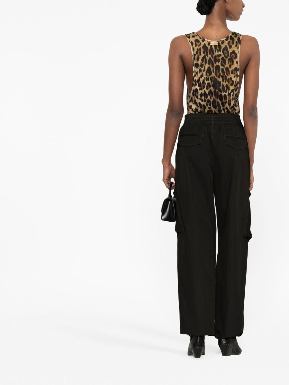Balmain leopard-print linen tank top - Image 4