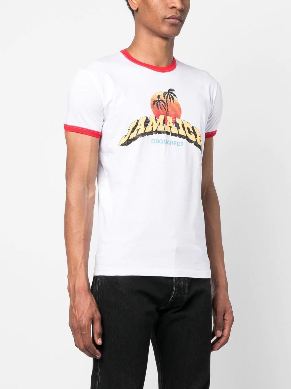 Dsquared2 Jamaica logo-print T-shirt - Image 3